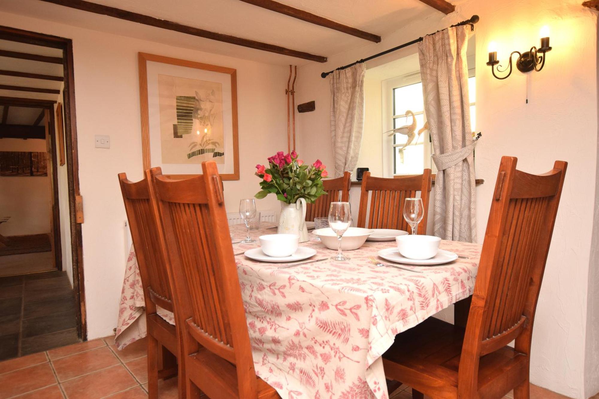 Award Winning Lower Whitsleigh Farm Cottage Roborough Eksteriør billede